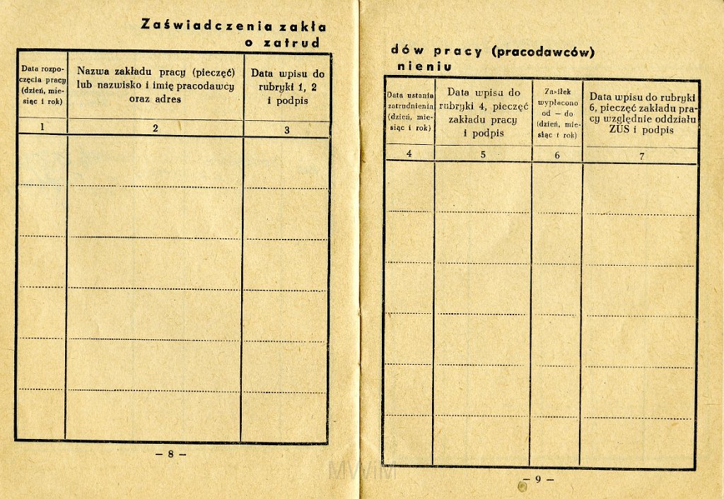 KKE 5816-6.jpg - Dok. Legitymacja Ubezpieczeniowa dla Antoniego Graszko, Kłodzko, 4 IX 1959 r.